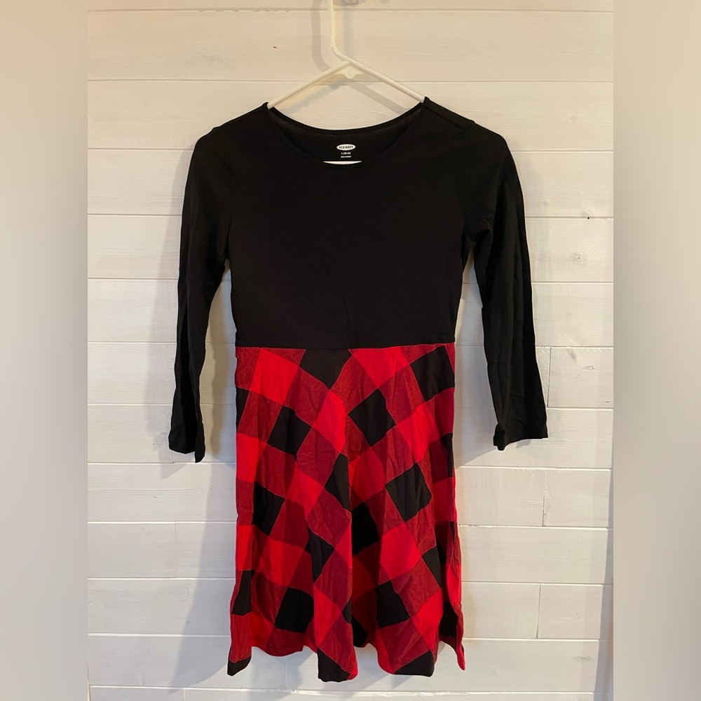 Old Navy Buffalo Checkered Kids Dress